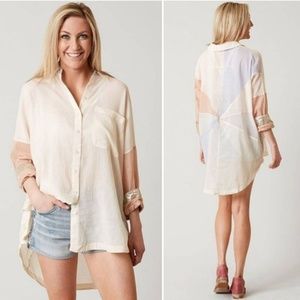 Free People Rainbow Rays Shirt - XS